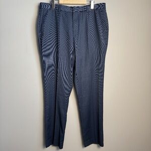 Buffalo David Bitton Pin Check Men's Casual Dress‎ Pant Bluish-Gray Size 36x32